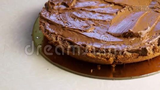 自制巧克力蛋糕视频