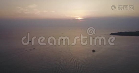 海上日落视频
