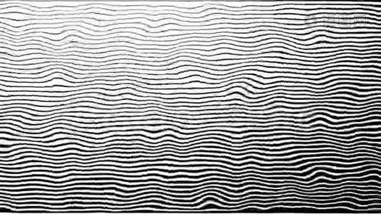 斑马线图案运动动画背景。 4k. 在白色背景上，在一个圆圈里。 波浪，黑白，变形。视频