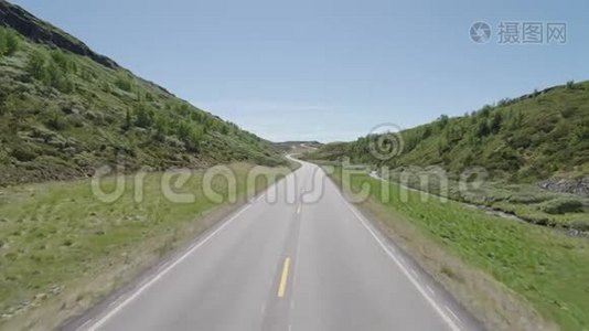 挪威南部的公路视频