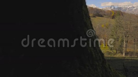 秋天的乡村风景视频