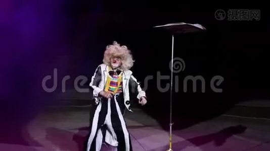 马戏团的小丑表演视频