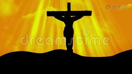 基督在十字架-崇拜11循环背景视频