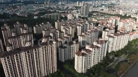 广州现代住宅区视频
