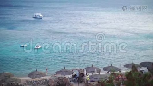 海边景观度假小镇.. 沙姆沙伊赫。 埃及。视频