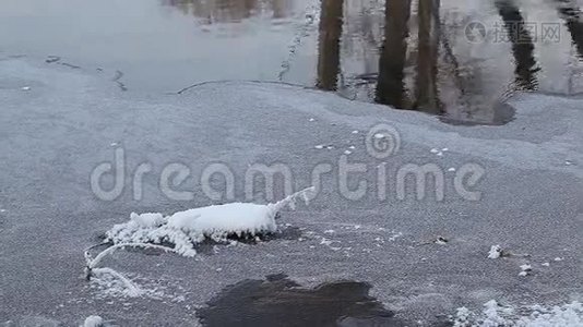 冬季乡村景观视频