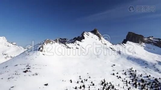 雪山景观..视频