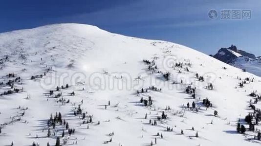 雪山景观..视频