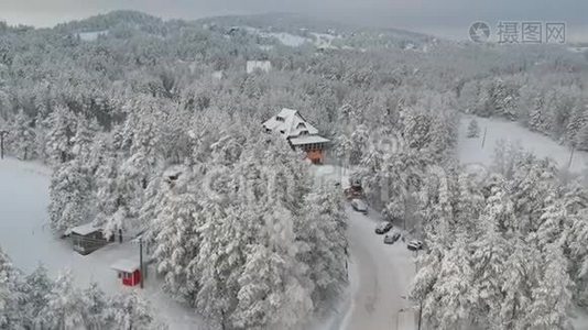 冬季山景视频