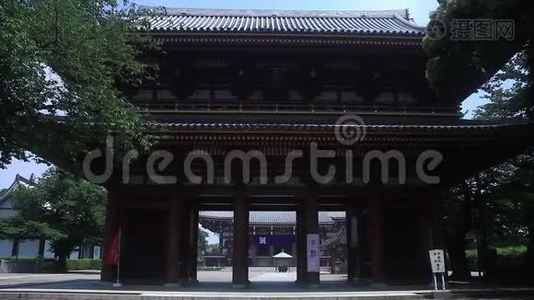 东京宜家鸿蒙寺传统寺庙视频