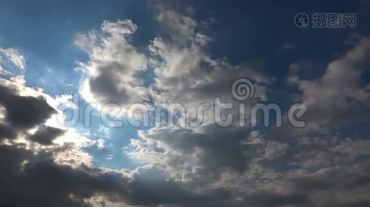 蓝天中的云移视频