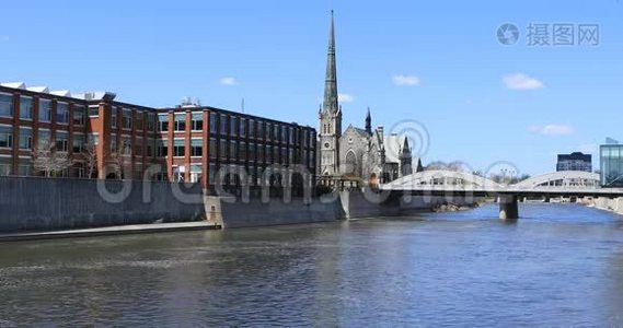 加拿大剑桥大河4K视频