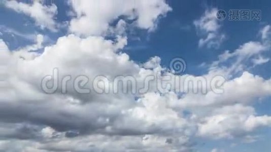 天空中的云视频