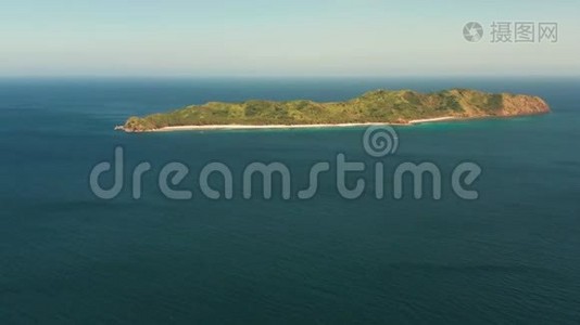 菲律宾巴拉望热带岛屿El Nido的海景视频