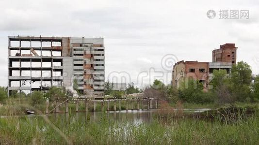 废弃的建筑视频