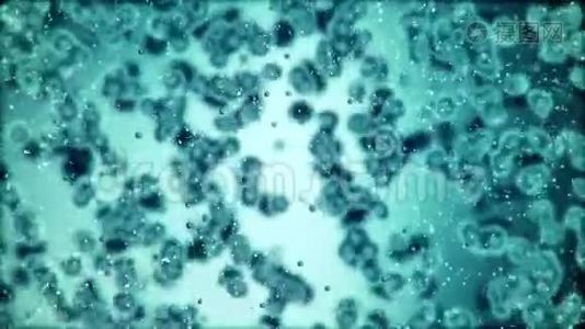 微型平板细菌繁殖本身4K视频