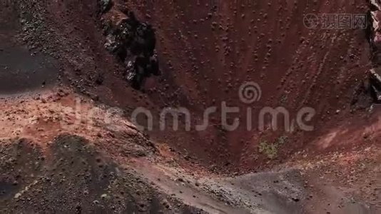 加那利群岛兰萨罗特火山口视频