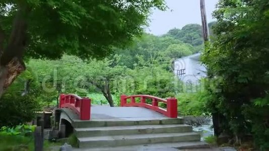 镰仓神道神社-著名的Tsurugaoka Hachiman-gu神社视频