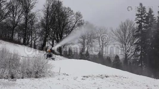 人工造雪系统视频