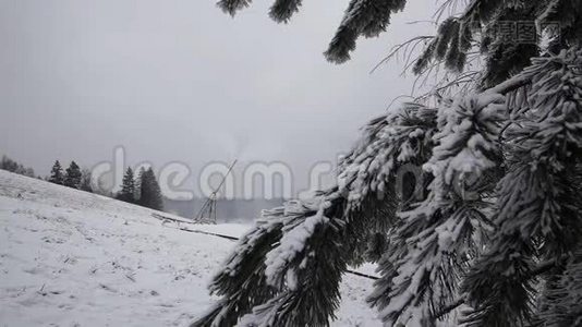 人工造雪系统视频