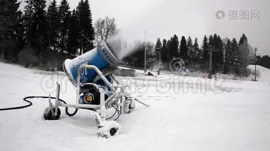 人工造雪系统视频