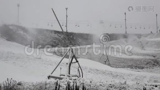 人工造雪系统视频