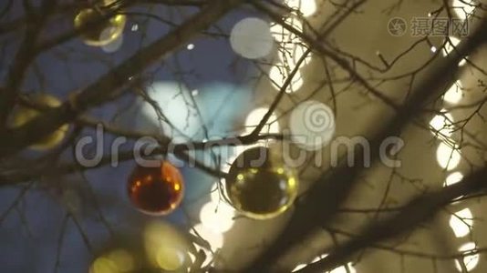 美丽的圣诞气氛视频