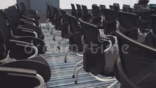 专业会议室的椅子视频