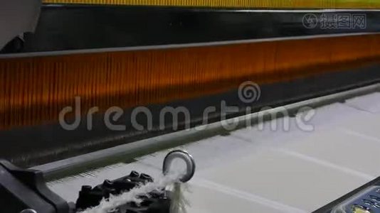 现代自动纺丝机.视频