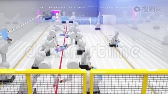 智能自动化工业机器人视频