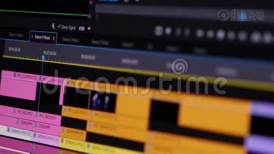 视频编辑软件逐帧穿越时间线视频