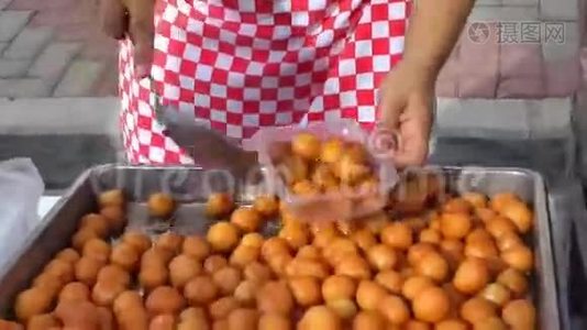 土耳其传统甜甜圈洛基马视频