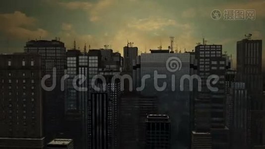 三维空中城市视频