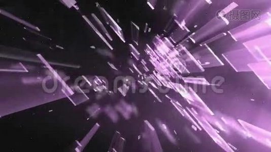 紫色银河玻璃视频
