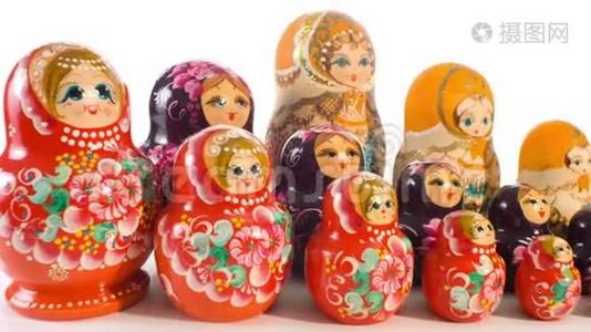 俄罗斯玩具娃娃Matryoshka视频