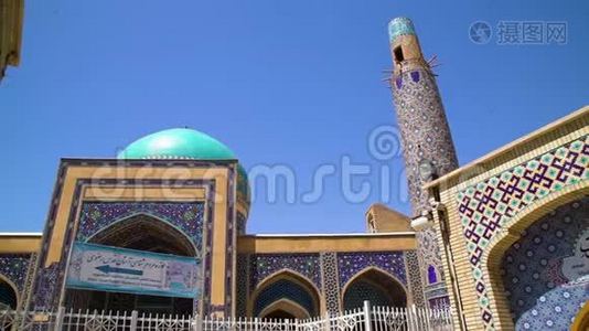 赫拉特的蓝色清真寺视频