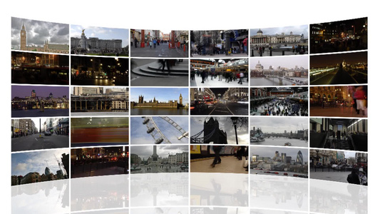 伦敦著名地方的视频合集展示视频