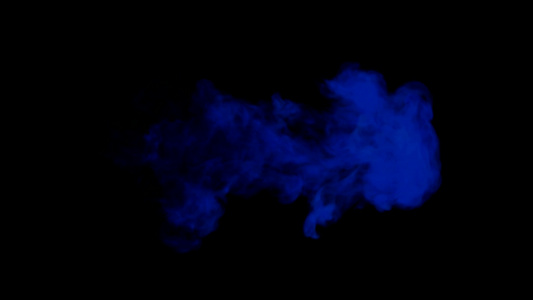 蓝色的烟雾视频