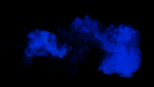 蓝色和红色抽象烟雾视频