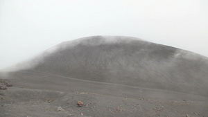 西西里岛埃特纳火山灰21秒视频