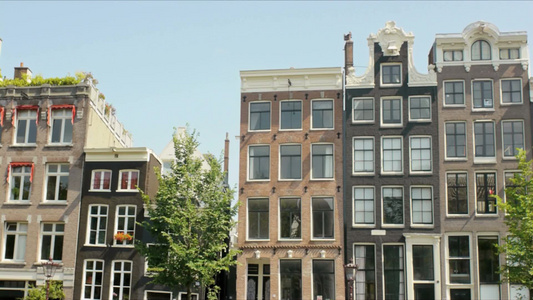 阿姆斯特丹的城市景观视频