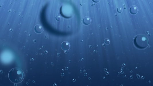 水中的气泡背景视频视频