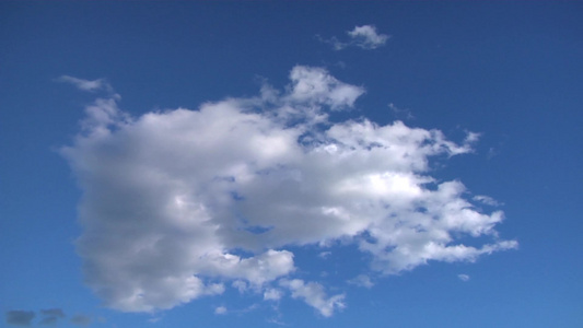 空中的云彩延时视频