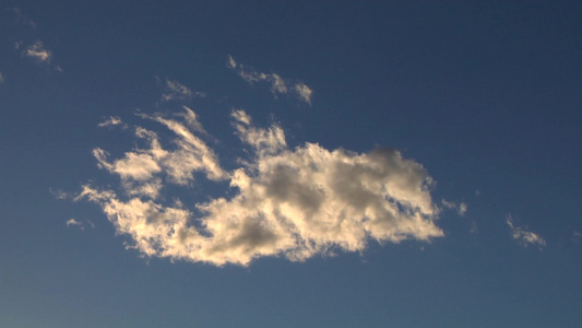 天空中的云朵延时视频