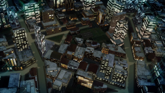 城市的建筑视频