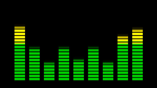 音乐图形均衡器高清动画视频