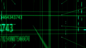 数字编码科技背景视频15秒视频