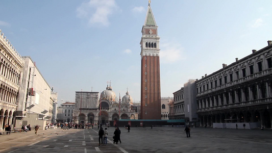 威尼斯圣马可广场视频
