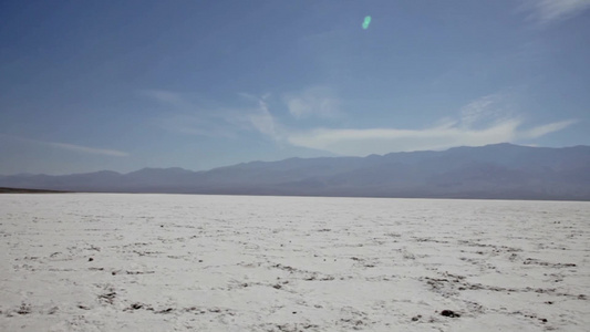 加州死亡谷的海盐视频