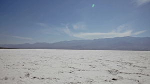 加州死亡谷的海盐14秒视频